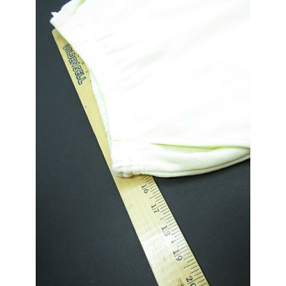 Vintage Adidas 70s 80s Jogger Sweatpants Ladies L Yellow Women Tags Rare Trefoil - Picture 8 of 9